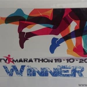 TROPHÉE PERSONNALISÉ EN MÉTAL 30 X 20 CM